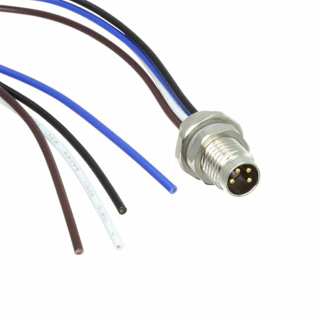 T4070014041-001 CBL 4POS MALE TO WIRE 0.66'
