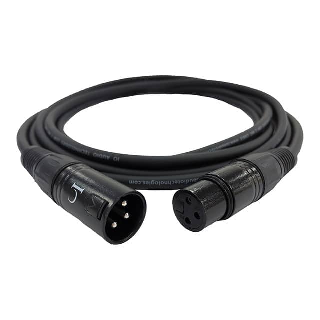 IO-XLR3-3-E CBL 3POS MALE TO FMALE 3'