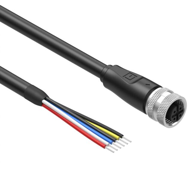 10-03809 CBL 5POS FMALE TO WIRE 4.92'
