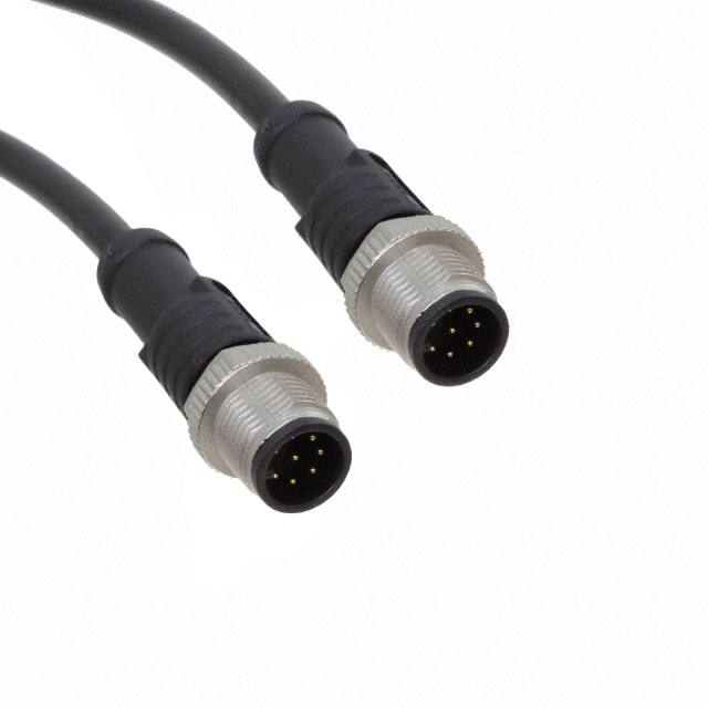 M12A08ML-12AML-SB001 CBL 8POS MALE TO MALE 3.28'