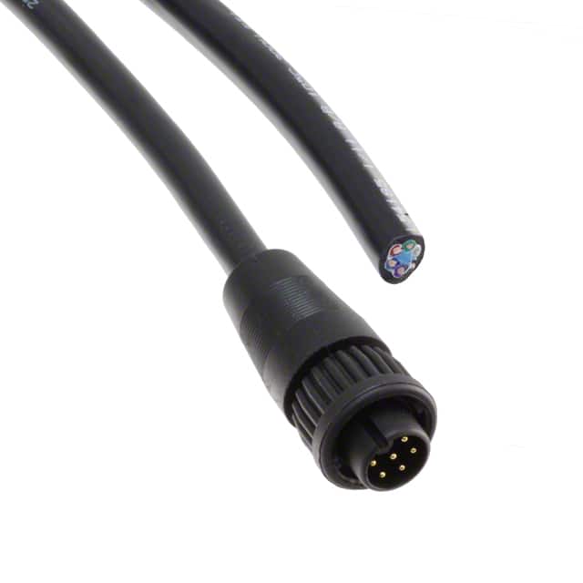 CA62806P07990 CBL 6POS MALE TO WIRE 6.56'