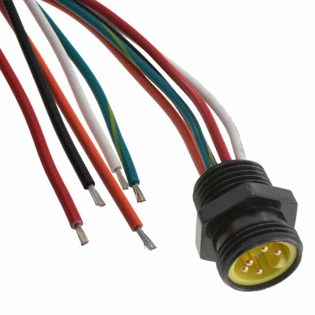 1300130493 CBL 5POS MALE TO WIRE 1'