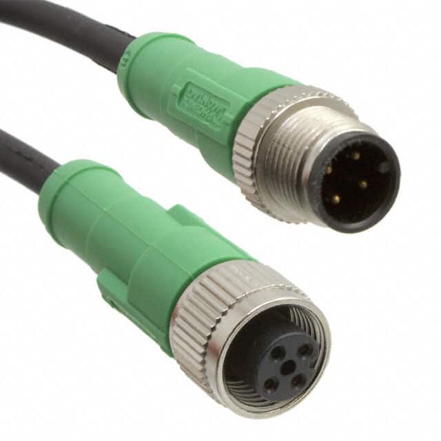1668386 CBL 4POS MALE TO FMALE 9.84'