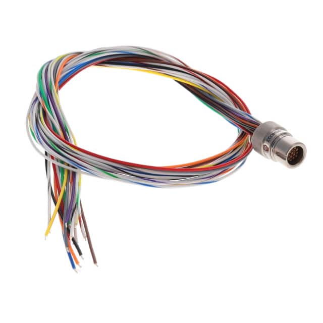 MIKQ6-19SH003 CBL 19POS FMALE TO WIRE 1.5'