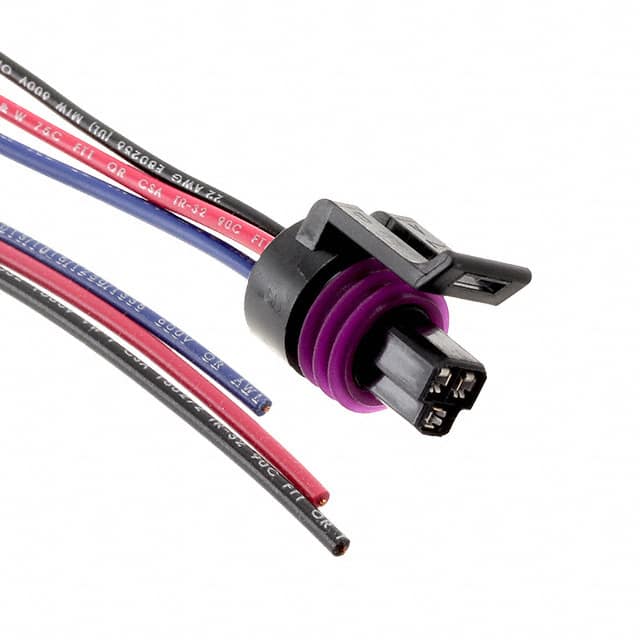 28810-1 CBL 3POS FMALE TO WIRE 3.33'