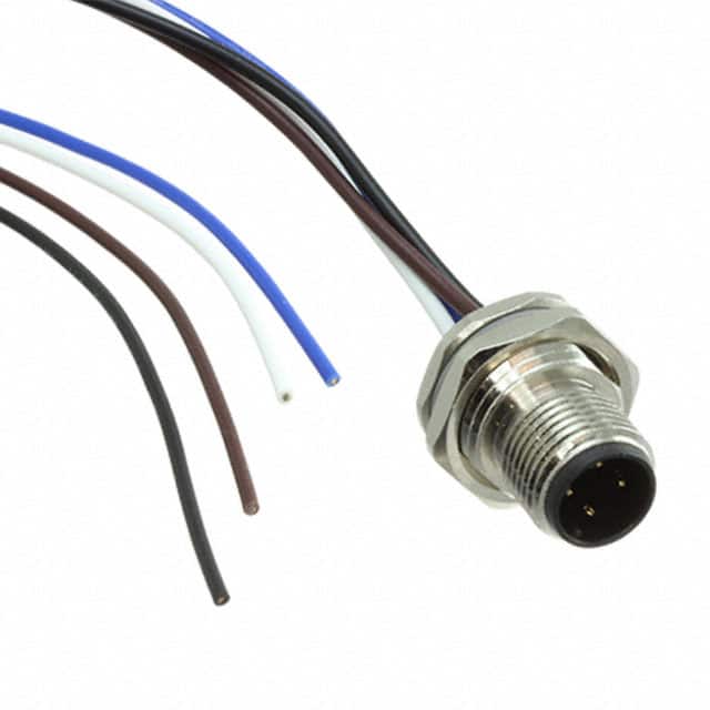 T4171010504-001 CBL 5POS MALE TO WIRE 0.66'