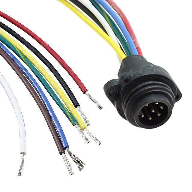 CA0161G116005 CBL 7POS MALE TO WIRE 1.64'