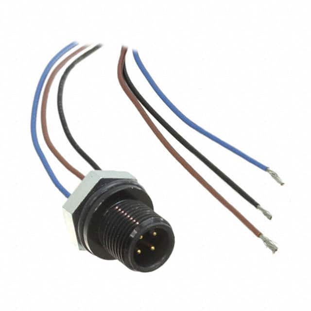 1200700076 CBL 4POS MALE TO WIRE 1'