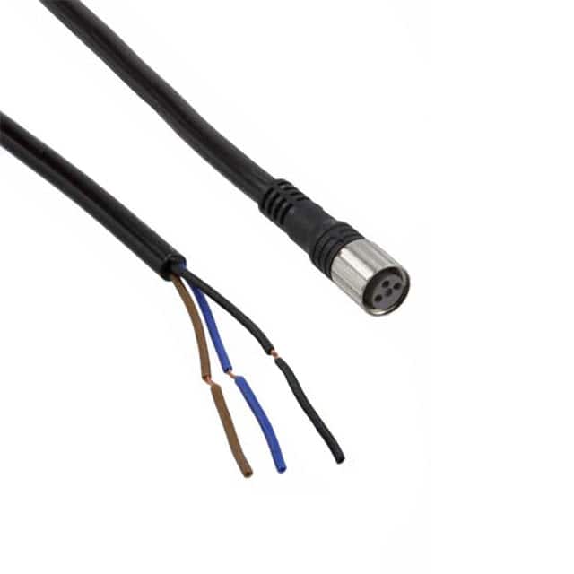 XS3F-M8PVC3S5M CBL 3POS FMALE TO WIRE 16.4'