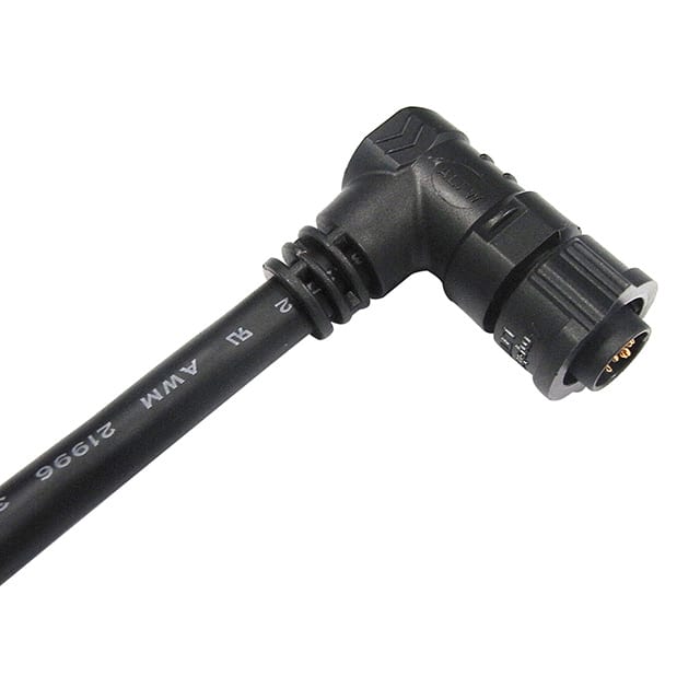 BBD-06AFMM-QR8F01 CBL 6POS MALE TO WIRE 3.28'