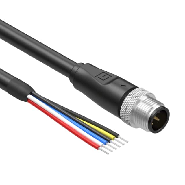 10-04542 CABLE MALE TO WIRE LEAD 5P 1.64'