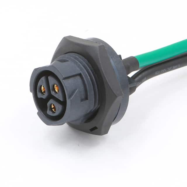 1IC03622051409 MID 3P PANEL MOUNT WITH FEMALE P