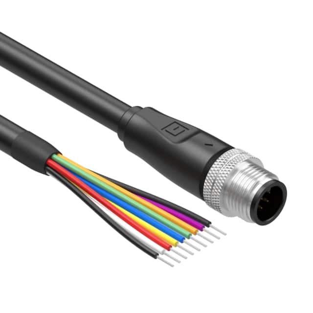 10-04544 CABLE MALE TO WIRE LEAD 8P 1.64'