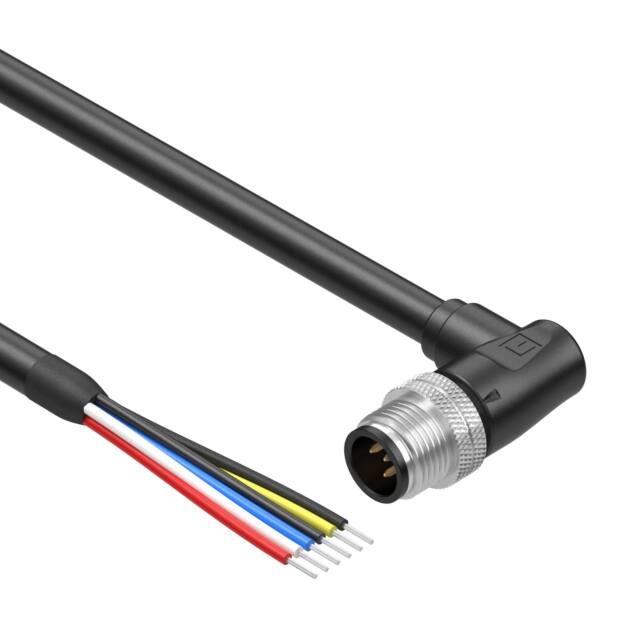 10-04736 CABLE MALE TO WIRE LEAD 5P 4.92'