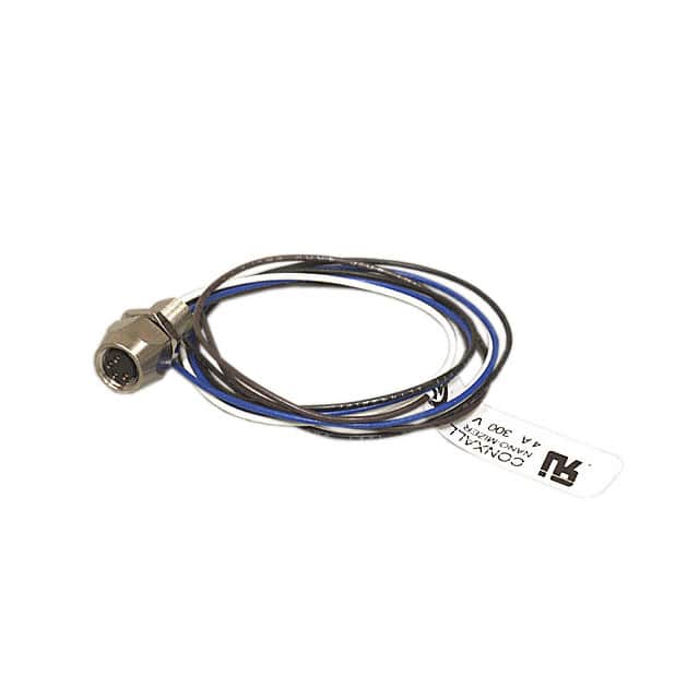 614S.3 CBL 4POS FMALE TO WIRE 0.98'