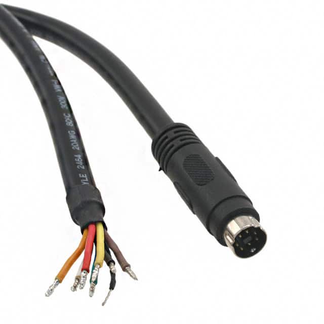 10-00423 CBL 7POS MALE TO WIRE 6'