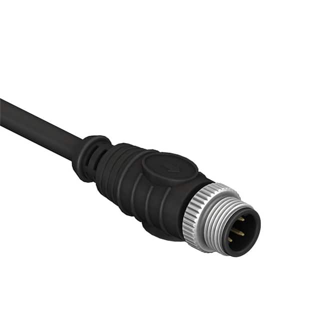 1072M12-04-1-4-S-00100 CBL 4POS MALE TO WIRE 3.28'