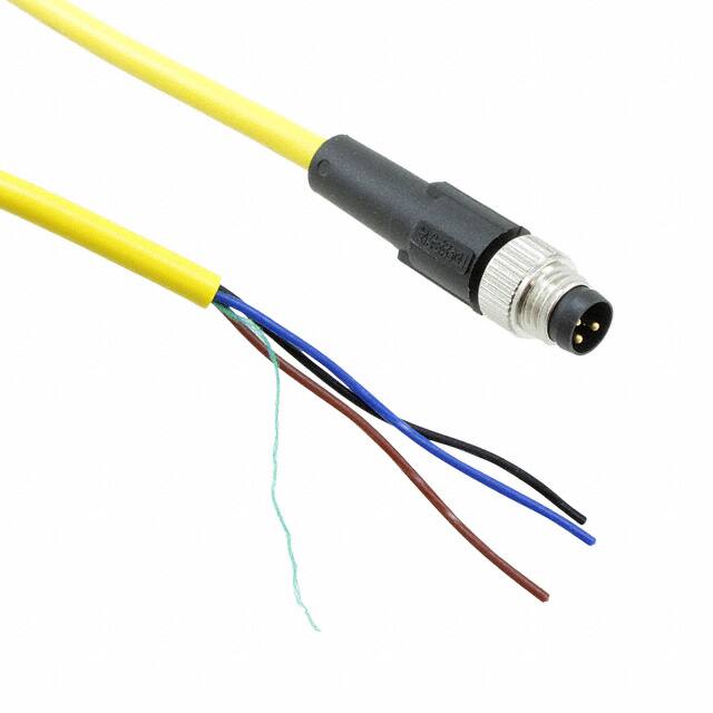 1406280 CBL 3POS MALE TO WIRE 16.4'