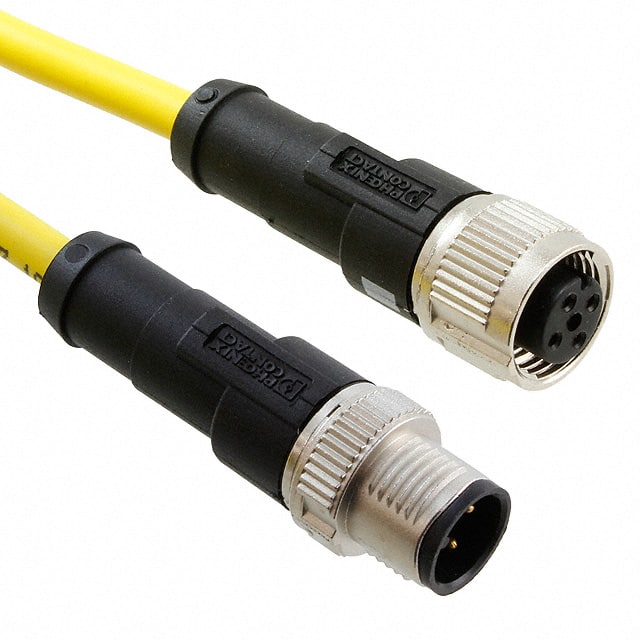 1406221 CBL 4POS MALE TO FMALE 1.64'