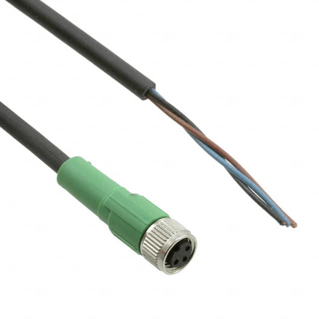 1669628 CBL 3POS FMALE TO WIRE 16.4'