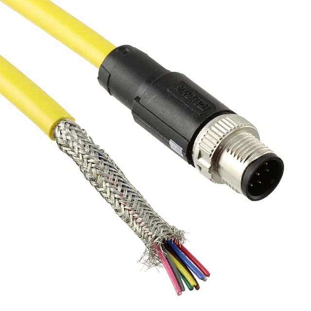 1406073 CBL 8POS MALE TO WIRE 6.56'