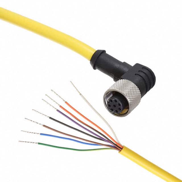 QDE-815DRA CBL 8POS FMALE TO WIRE 15'