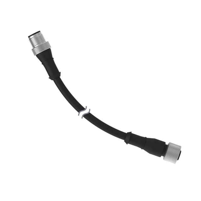 MQDEC-402SS CBL 4POS MALE TO FMALE 2'