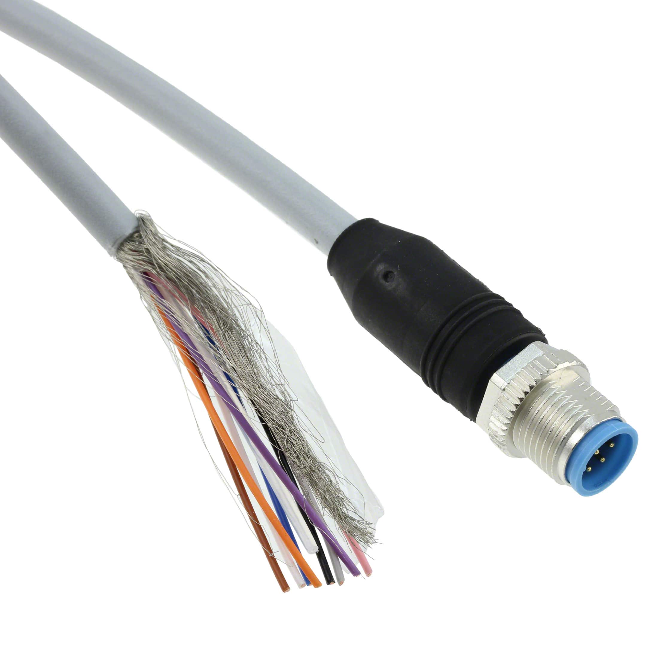 2273048-4 CBL 8POS MALE TO WIRE 32.8'