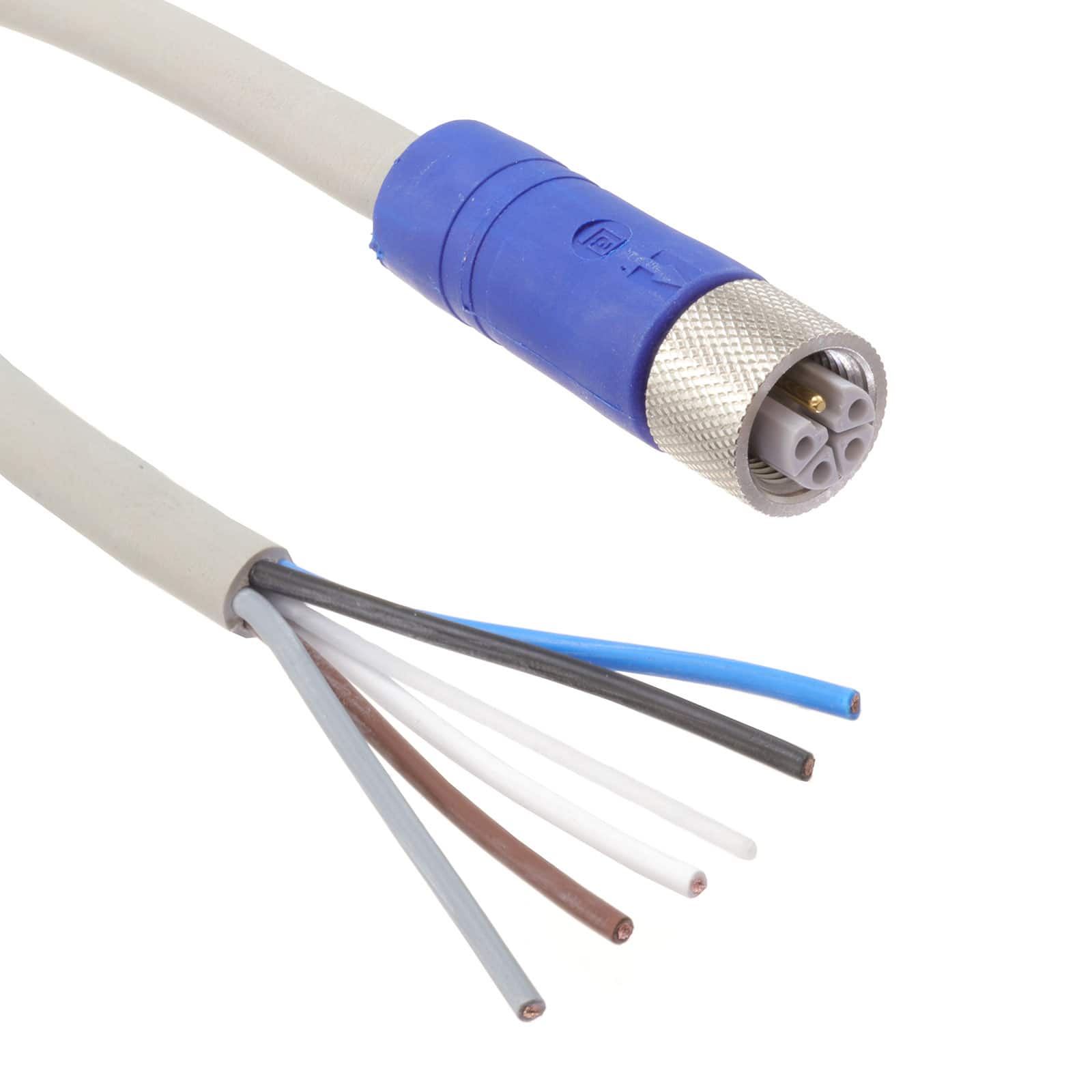 RKT 5L-949/5 M CBL 5POS FMALE TO WIRE 16.4'