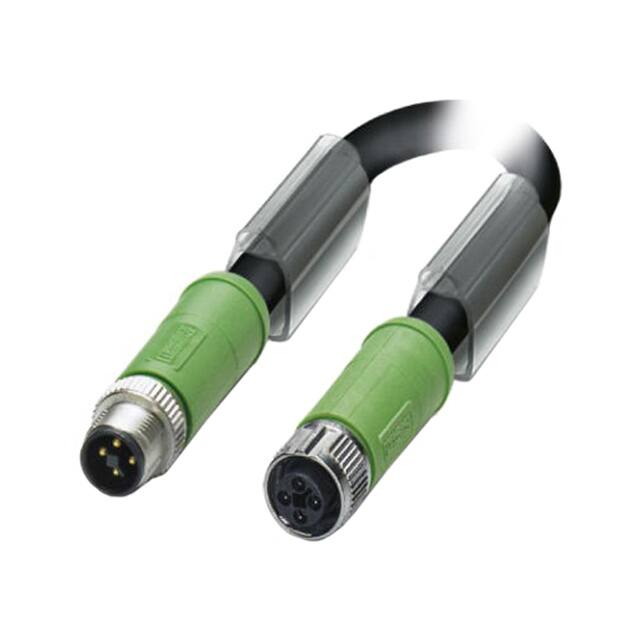 1408809 CBL 4POS MALE TO FMALE 6.56'
