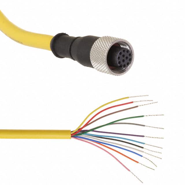 QDE-1275E CBL 12POS FMALE TO WIRE 75'