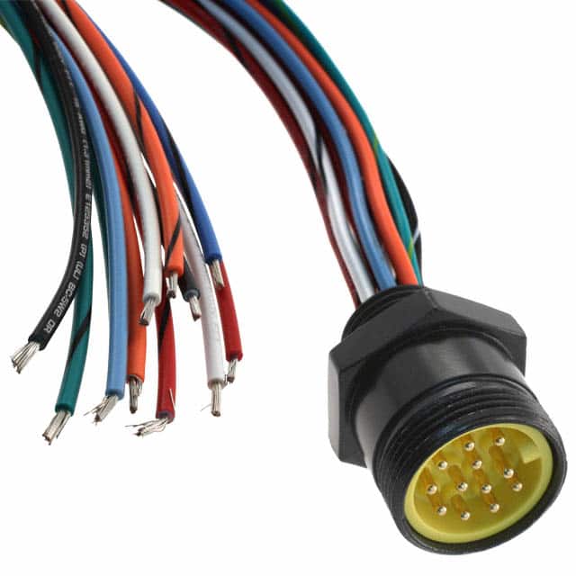 1300150076 CBL 12POS MALE TO WIRE 1'