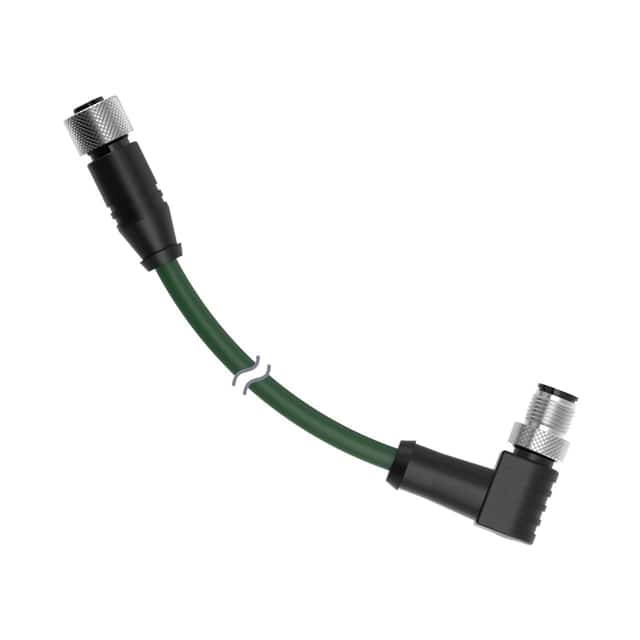 IVURDM-QD-815RA CBL 8POS MALE TO FMALE 15'