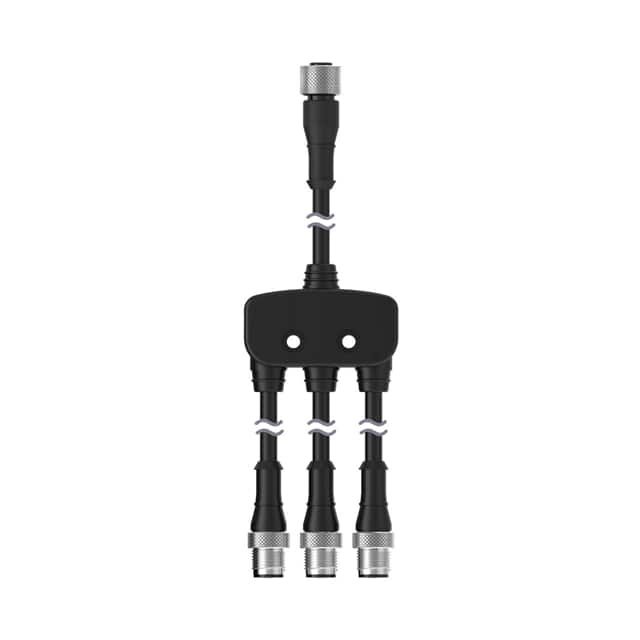 CSF3A-M12F81M12M41 CBL 4POS MALE TO FMALE 2'