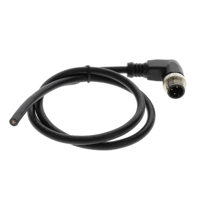 1072M12-03-1-4-RA-00050 CBL 3POS MALE TO WIRE 1.64'