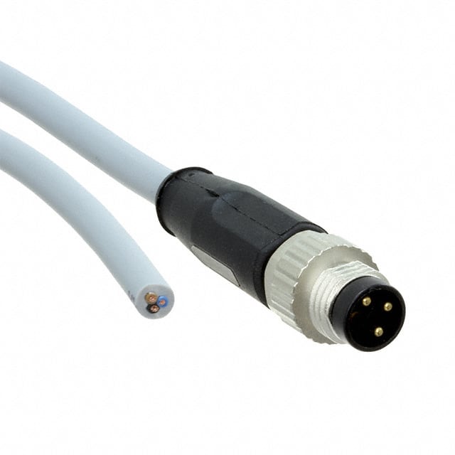 21348000380010 CBL 3POS MALE TO WIRE 3.28'