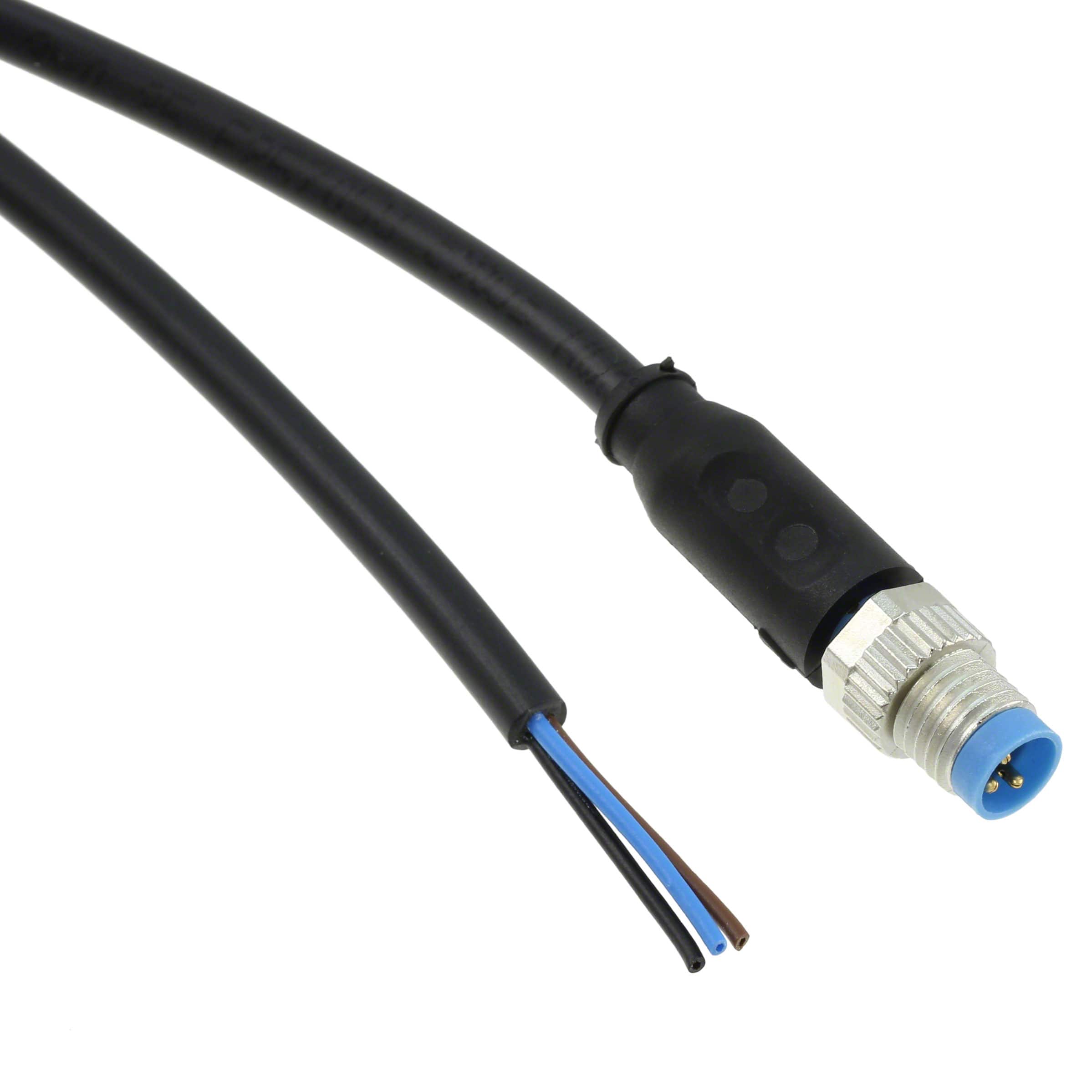 1-2273000-2 CBL 3POS MALE TO WIRE 9.84'