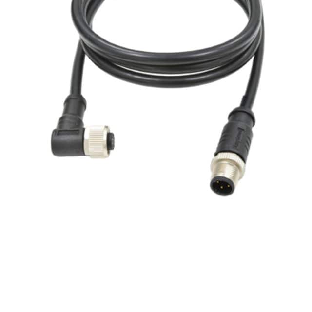 M12A04ML-12AFR-SD001 CBL 4POS MALE TO FMALE 3.28'