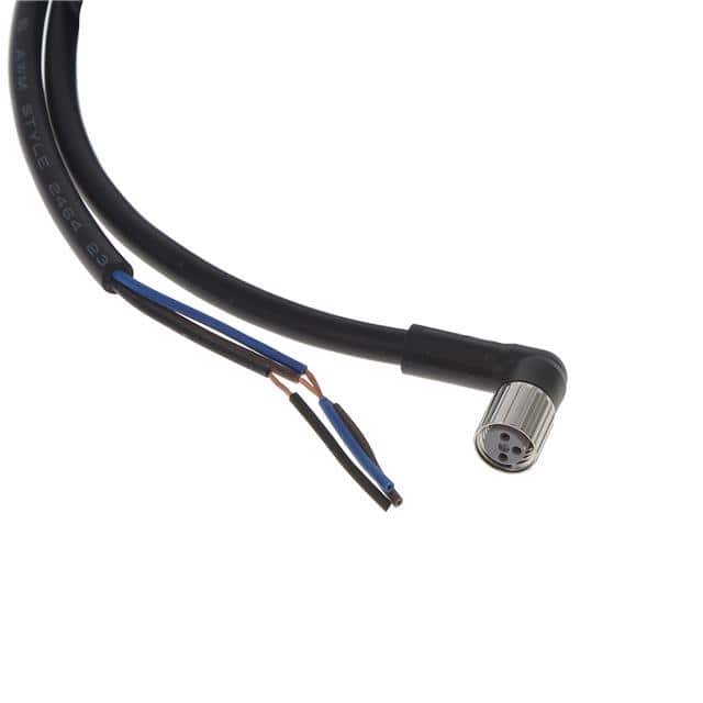 XS3F-M8PVC3A2M CBL 3POS FMALE TO WIRE 6.56'
