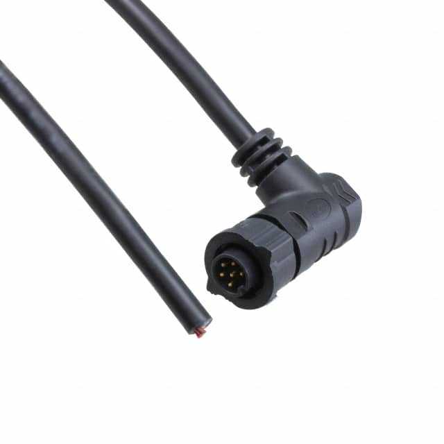 BD-06AFMM-QR8D01 CBL 6POS MALE TO WIRE 3.28'