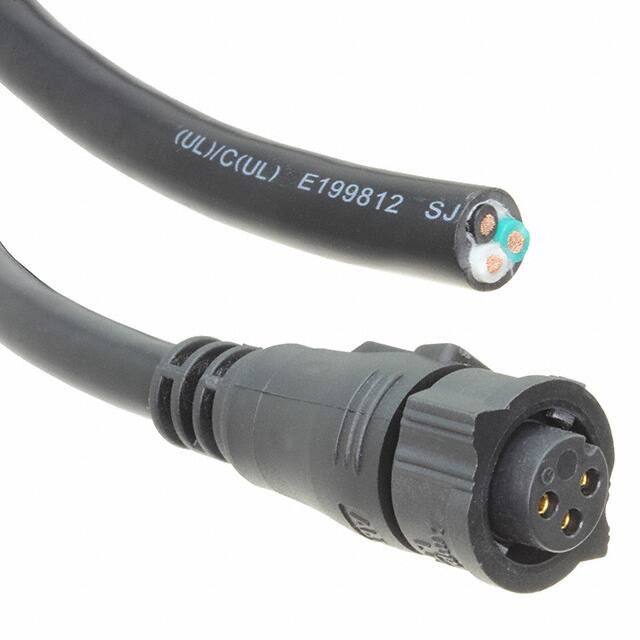 BB-03AFFM-QL8E01 CBL 3POS FMALE TO WIRE 3.28'