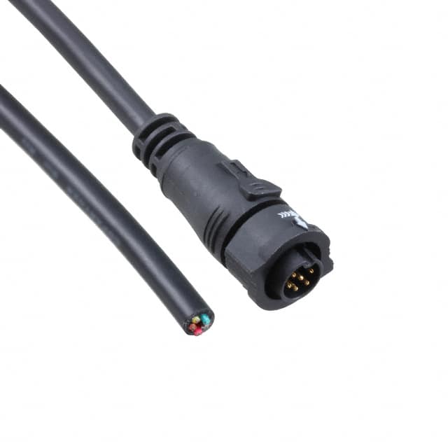 BD-06AFMM-QL8D01 CBL 6POS MALE TO WIRE 3.28'