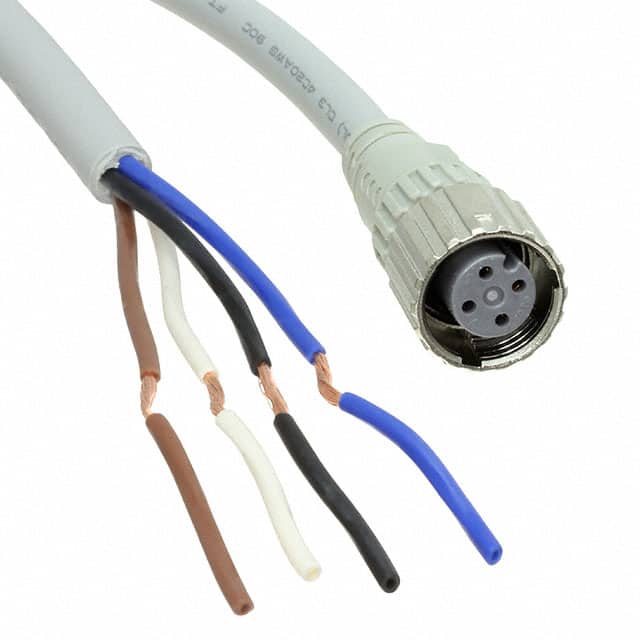 XS5F-D421-D80-F CBL 4POS FMALE TO WIRE 6.56'