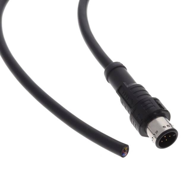 M12A-08BMMM-PL8D03 CBL 8POS MALE TO WIRE 9.84'