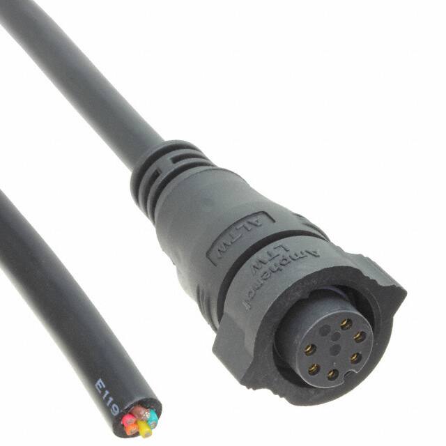 BD-06AFFM-QL8D01 CBL 6POS FMALE TO WIRE 3.28'