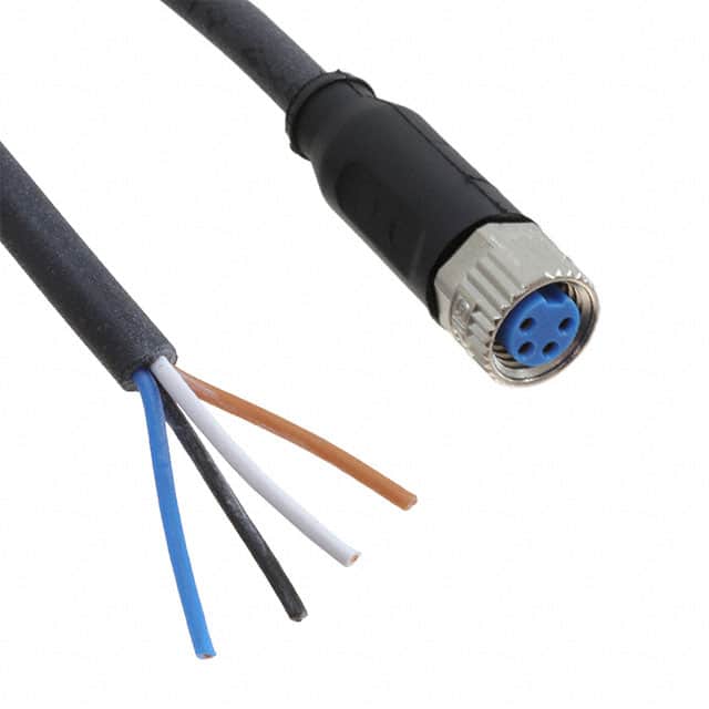 YF8U14-020UA3XLEAX CBL 4POS FMALE TO WIRE 6.56'