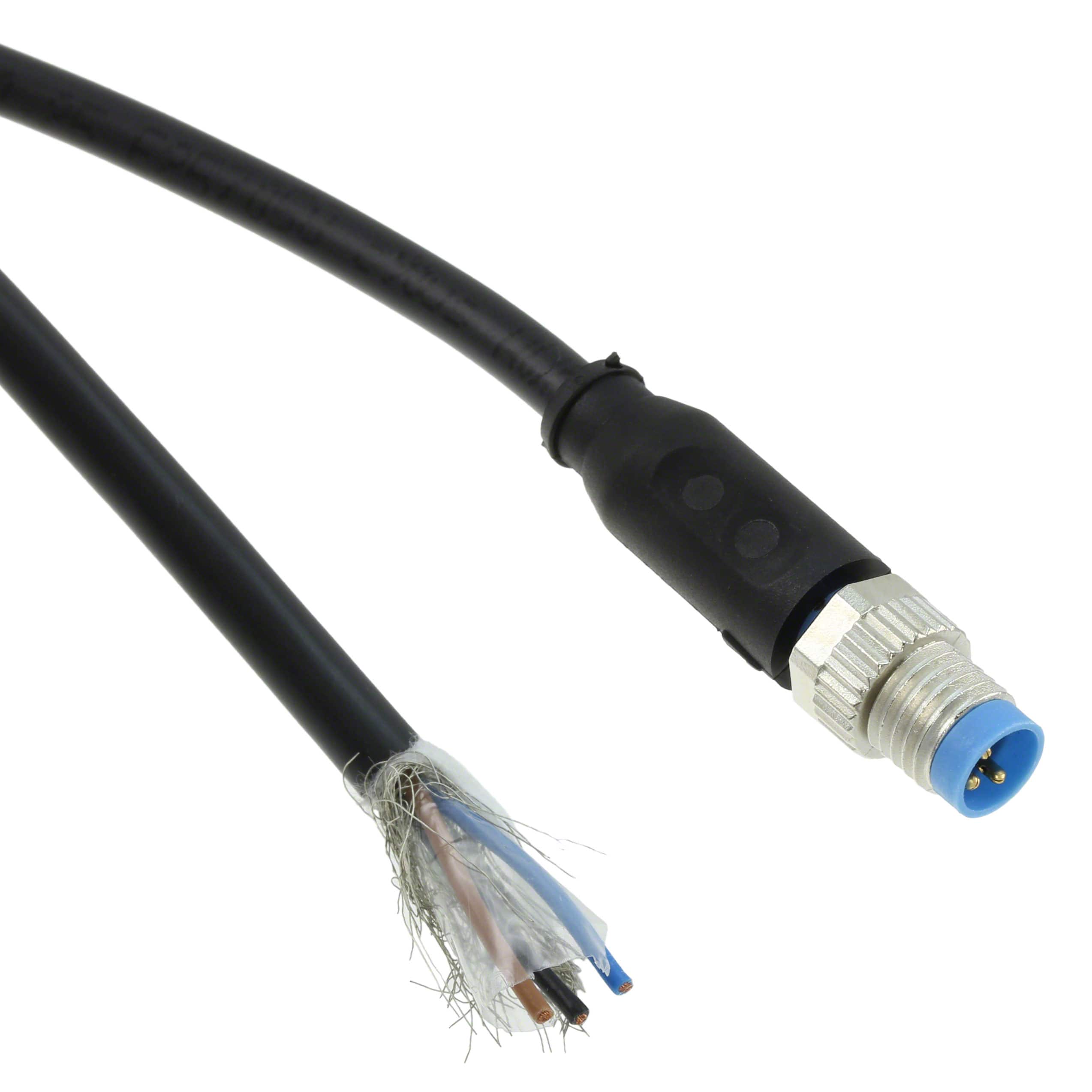 1-2273004-1 CBL CIRC 3POS MALE TO WIRE 4.92'