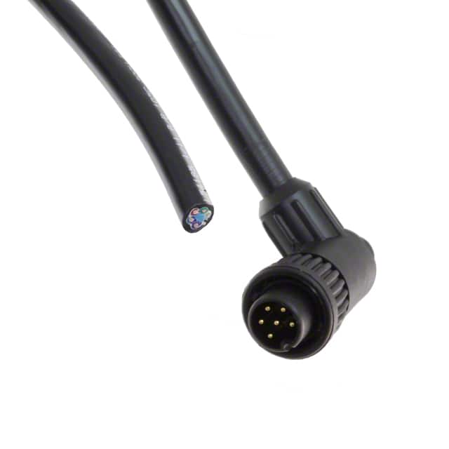 CARA62806P07990 CBL 6POS MALE TO WIRE 6.56'