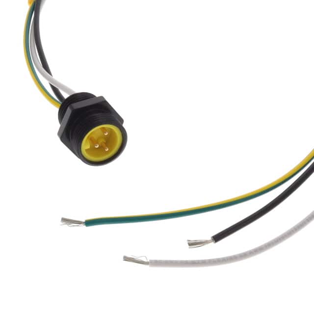 1300130222 CBL CIRC 3POS MALE TO WIRE 1.64'