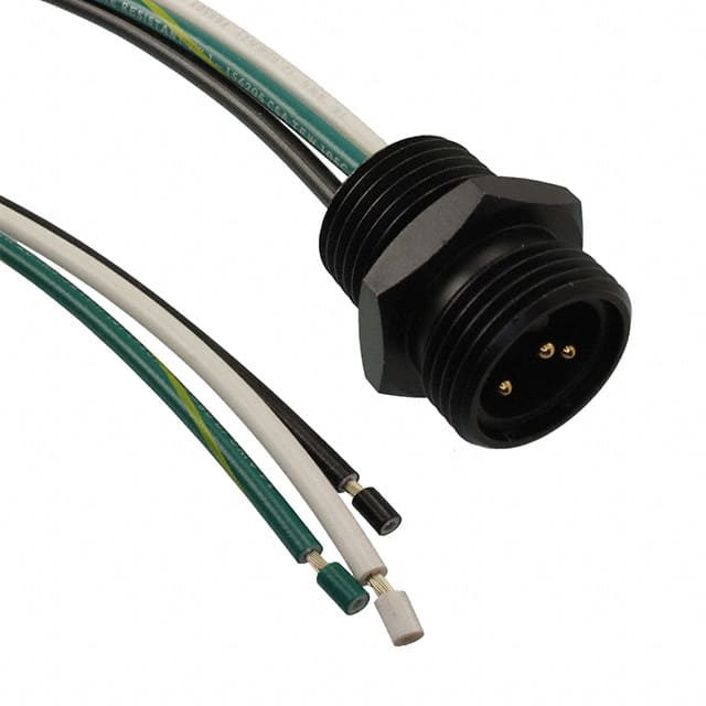 P29038-M1 CBL 3POS MALE TO WIRE 3.28'